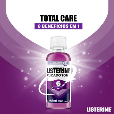 Płyn do płukania jamy ustnej Listerine Total Care 6 w 1 z fluorem 95 ml