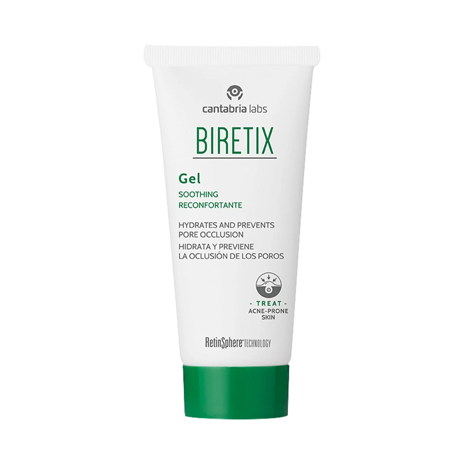 BIRETIX Gel exfoliant apaisant Biretix pour le visage et le corps 50 ml