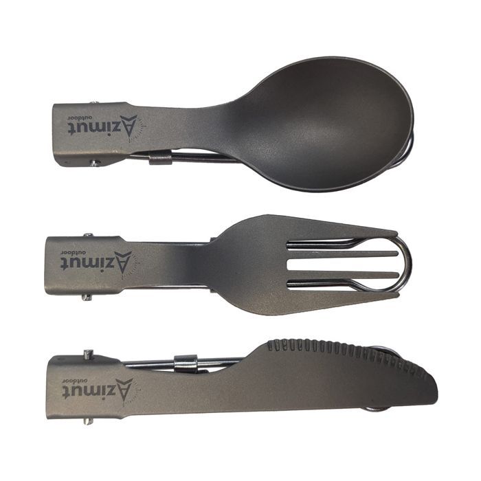 Klappbesteck aus Titan – Besteck | Azimut Outdoor Azimut Outdoor Camping- und Biwakausrüstung