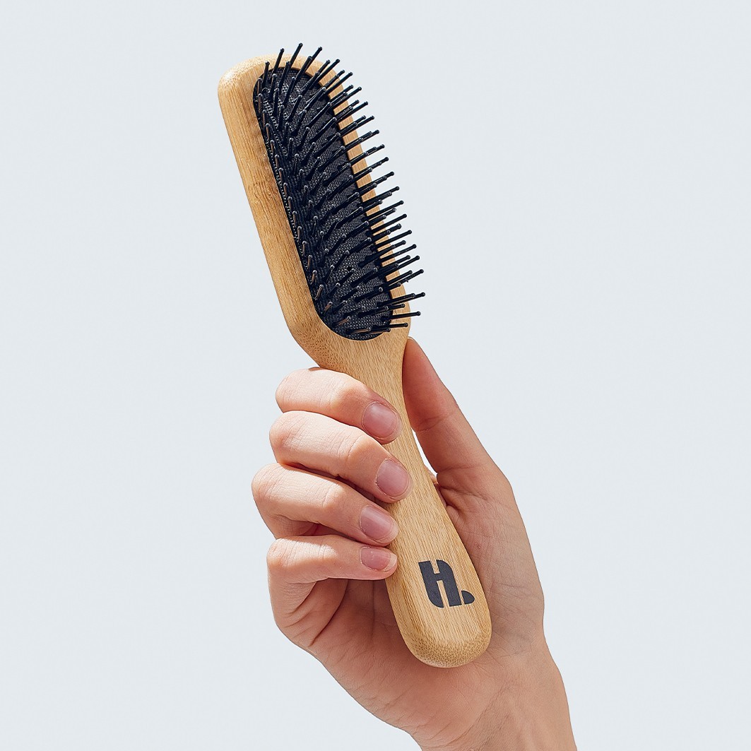 Hairlust ravna i ravna četka od bambusa – 1 komad