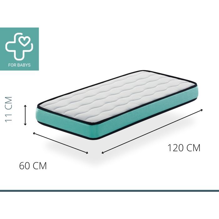 Matelas en mousse  BASIC KID XALUCA 70x140 cm