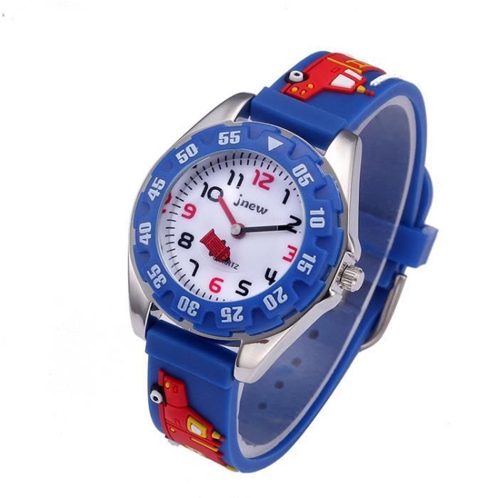 Reloj infantil SHARPHY, reloj de pulsera deportivo de silicona resistente al agua para niños y niñas, regalo de Navidad para niños, color azul.