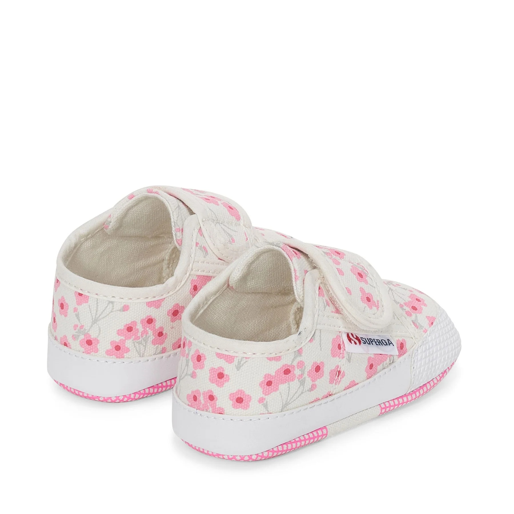 4006 BABY STRAP CHERRY FLOWERS-WHITE AVORIO CHERRY FLOWERS