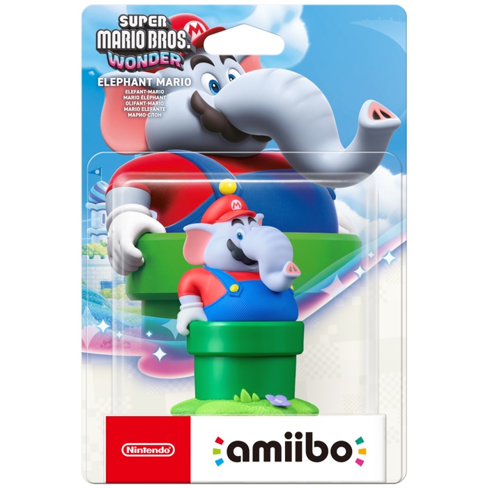 Figura Amiibo - Mario Elefante • Colección Super Mario