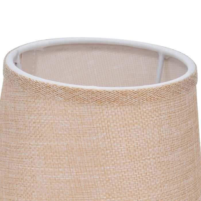 Paralume - SALALIS - E14 - 2 pezzi - Stile europeo - Lino - Metallo