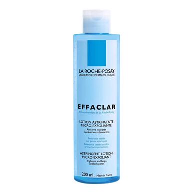 La Roche-Posay Effaclar mikroeksfolierende astringerende lotion, poreminimerende rensemiddel, 200 ml