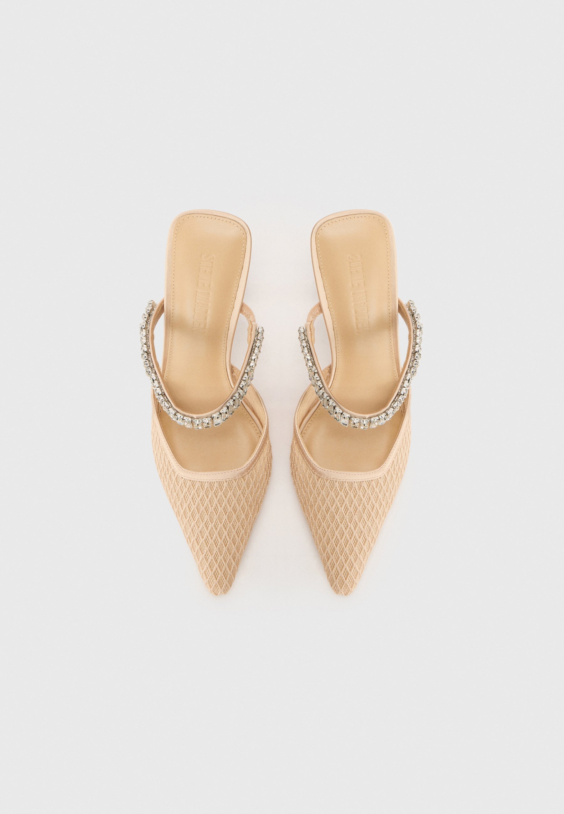 Steve Madden BRECKI - Klapki na obcasie - beżowe