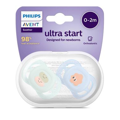 Philips Avent pakovanje Ultra Start duda za dječake 0-2 mjeseca 2 komada 2 komada
