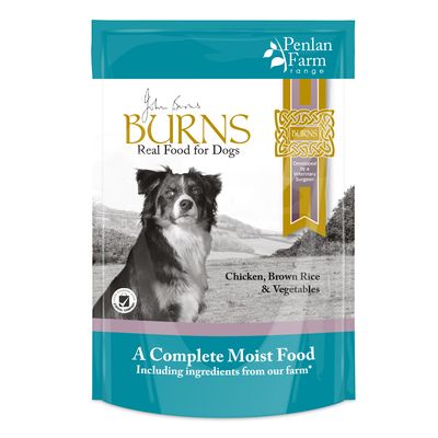 Pui Burns de la fermă cu morcovi și orez brun organic