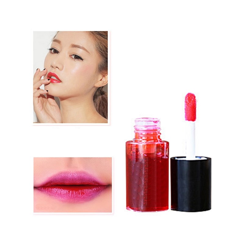 Gloss labial multicolorido com espelho, gloss à base de água, blush líquido, batom líquido hidratante, maquiagem labial TSLM1