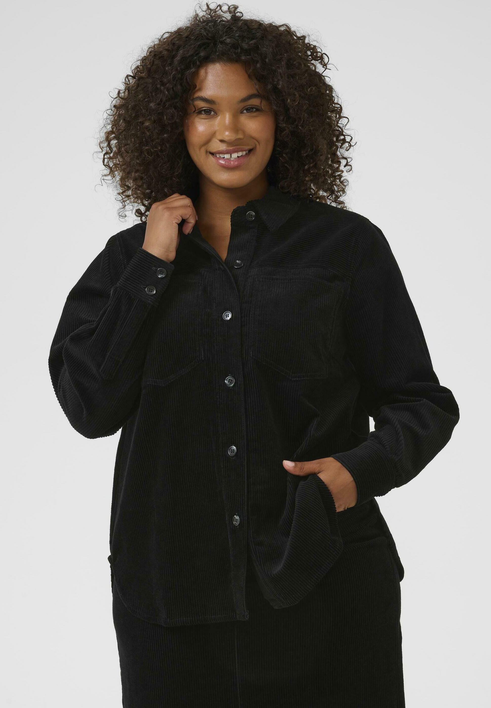 Kaffe Curve KIRSTIN - Sommerjacke - tiefschwarz