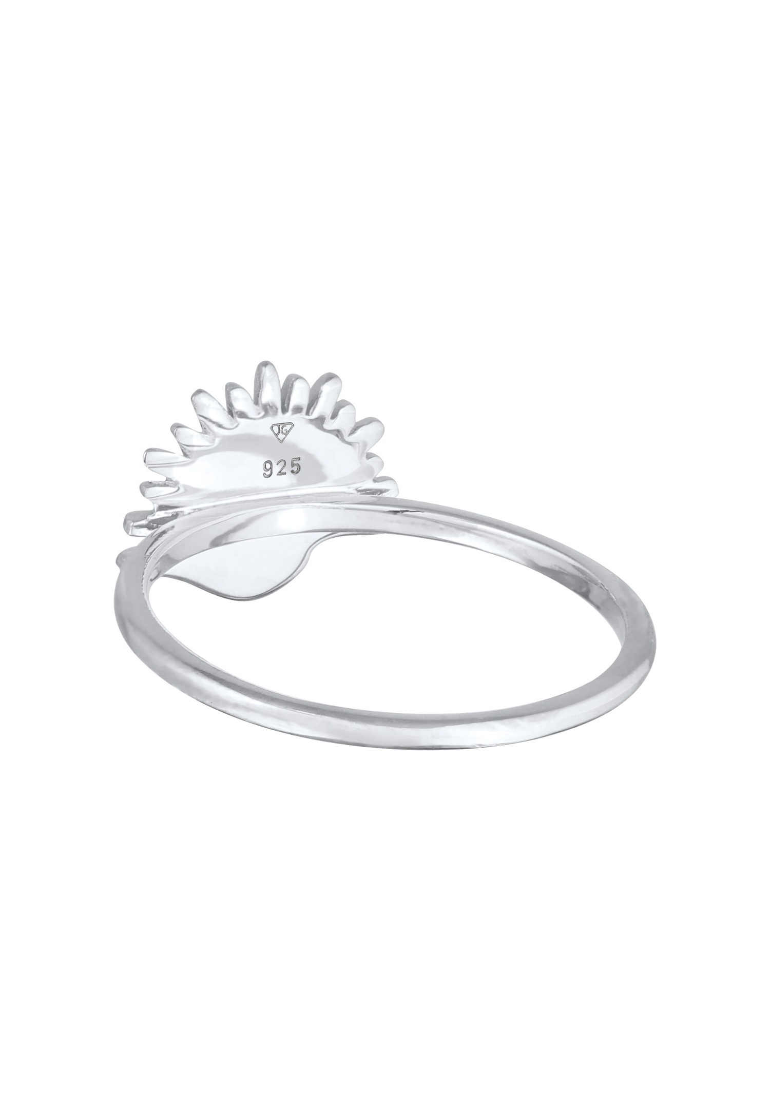 Elli Blogueur Femme Sun Boho Look Trend avec pierre de lune en argent sterling 925 plaqué or