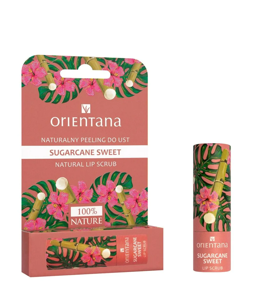 Orientana Naturalny Peeling do ust Sugarcane Sweet 4,