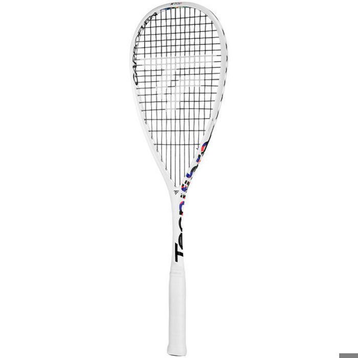 Squashracket - TECNIFIBRE - Carboflex X-Top V2 130 - 500 cm² - 130 g - Unisex Zwart