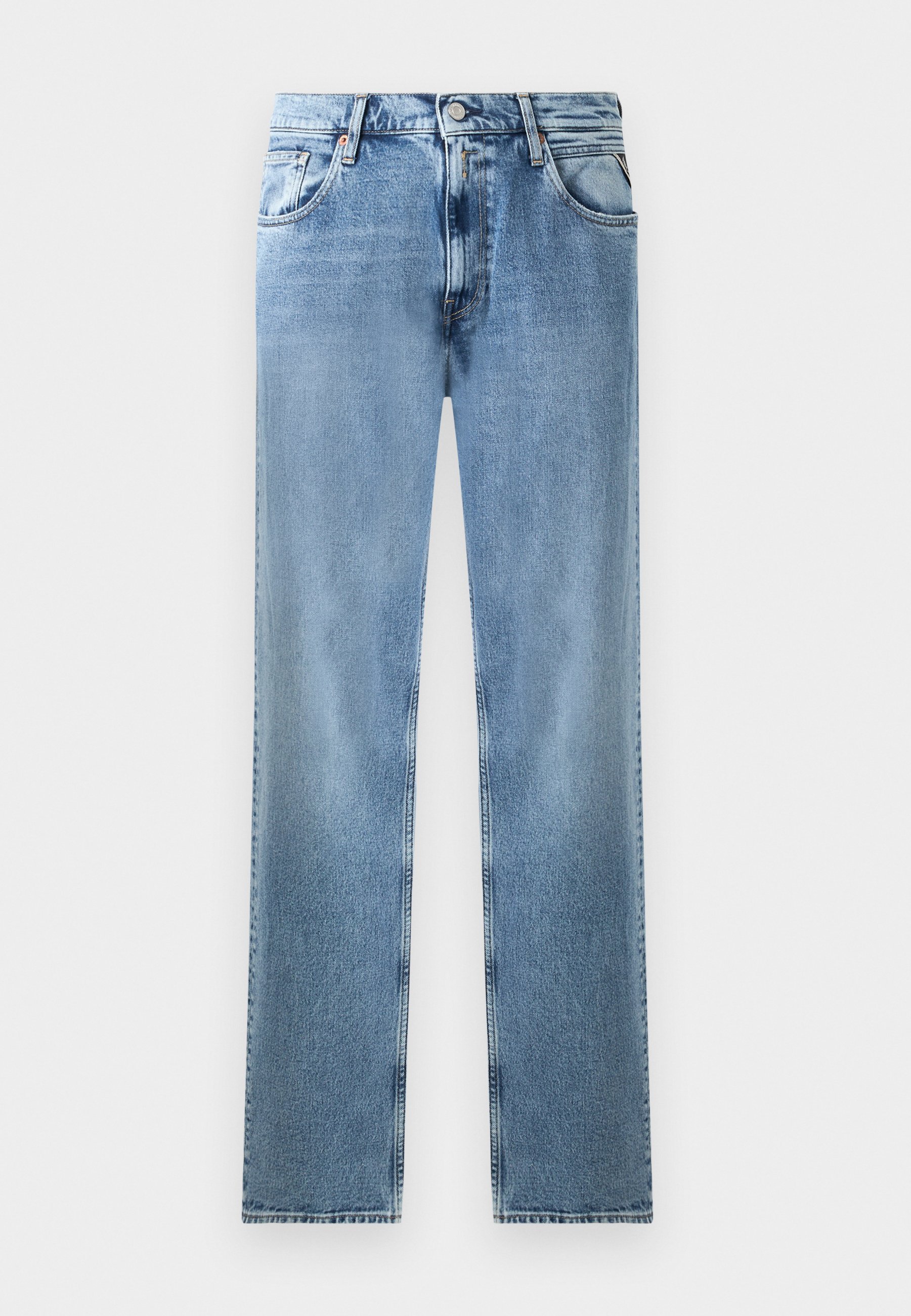 Replay KYRAN PANTS - Baggy Jeans - lichtblauw