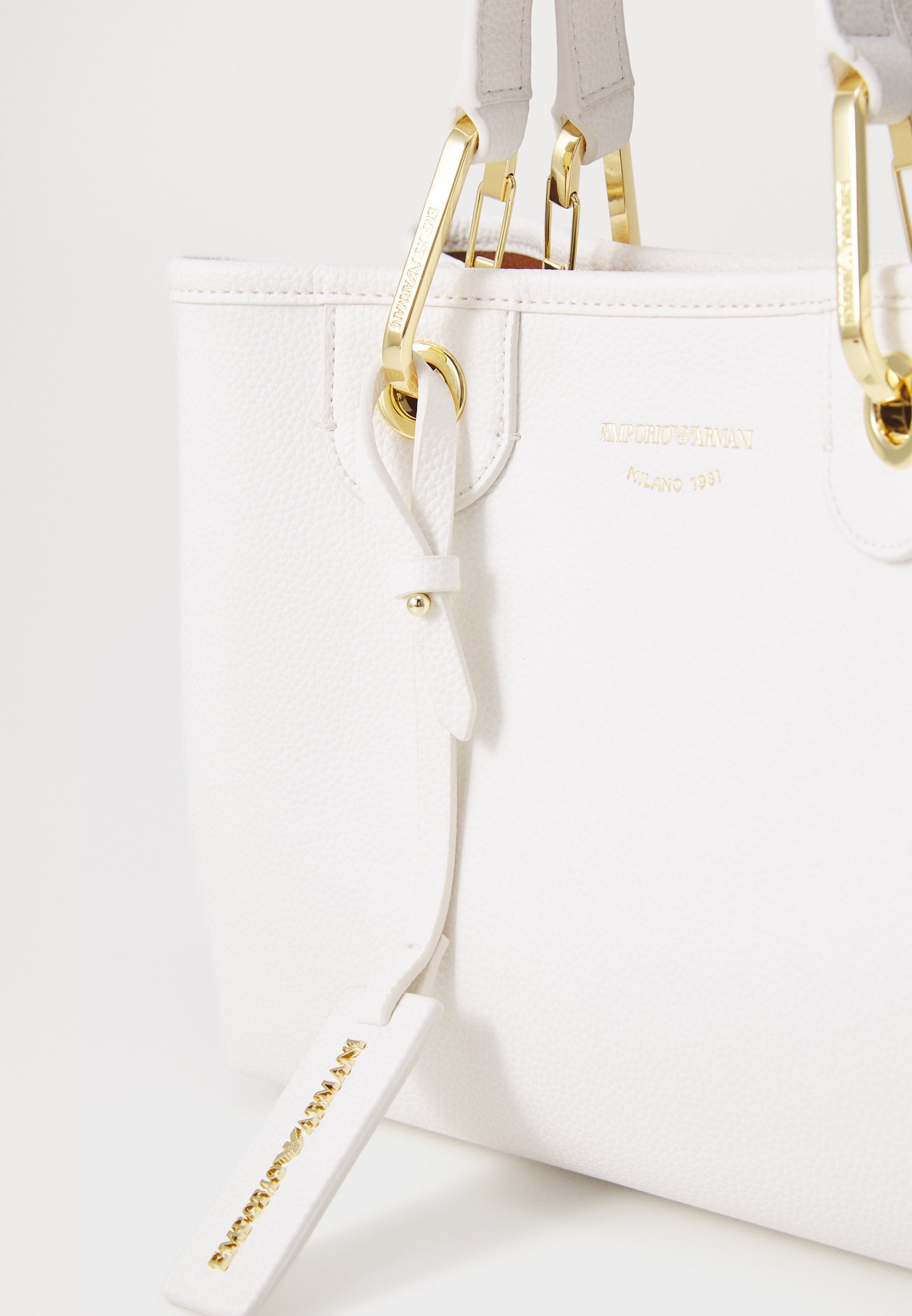 Emporio Armani handtas - wit/bruin