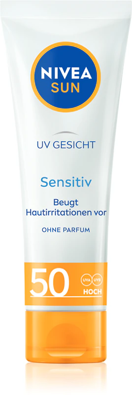 NIVEA SUN Sensitive beschermende gezichtscrème voor de gevoelige huid