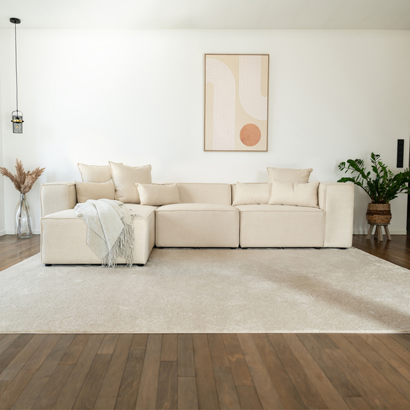 Modular sofa VERONA, L, beige