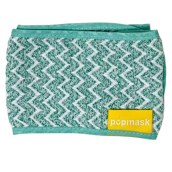 Faixa de cabeça Popmask Microfibra Spa - Verde