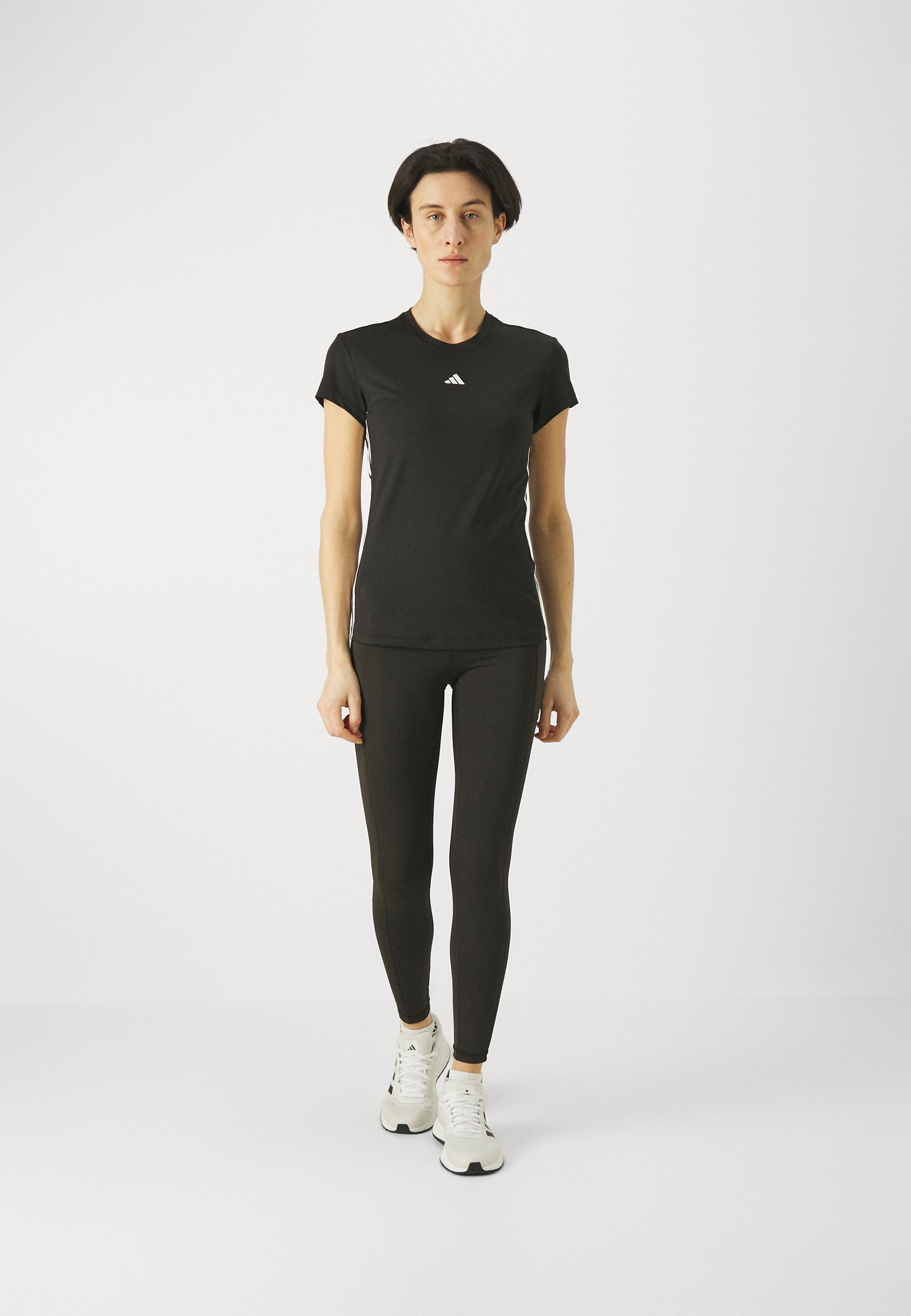 adidas Performance Sports T-shirt - zwart/wit