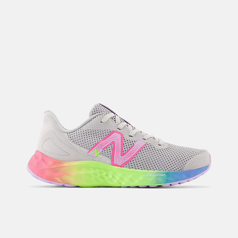 Espuma fresca infantil Arishi v4 - Jasny aluminio con Cyber Lilac y Neon Pink