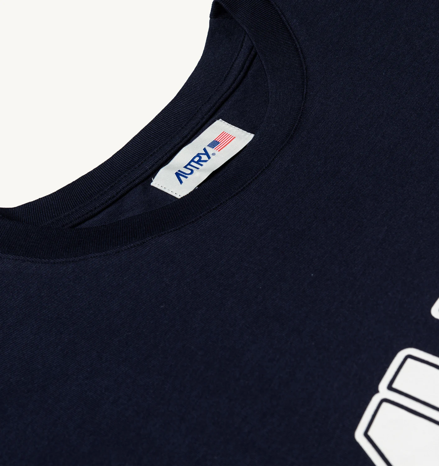 Tricou albastru din jersey de bumbac