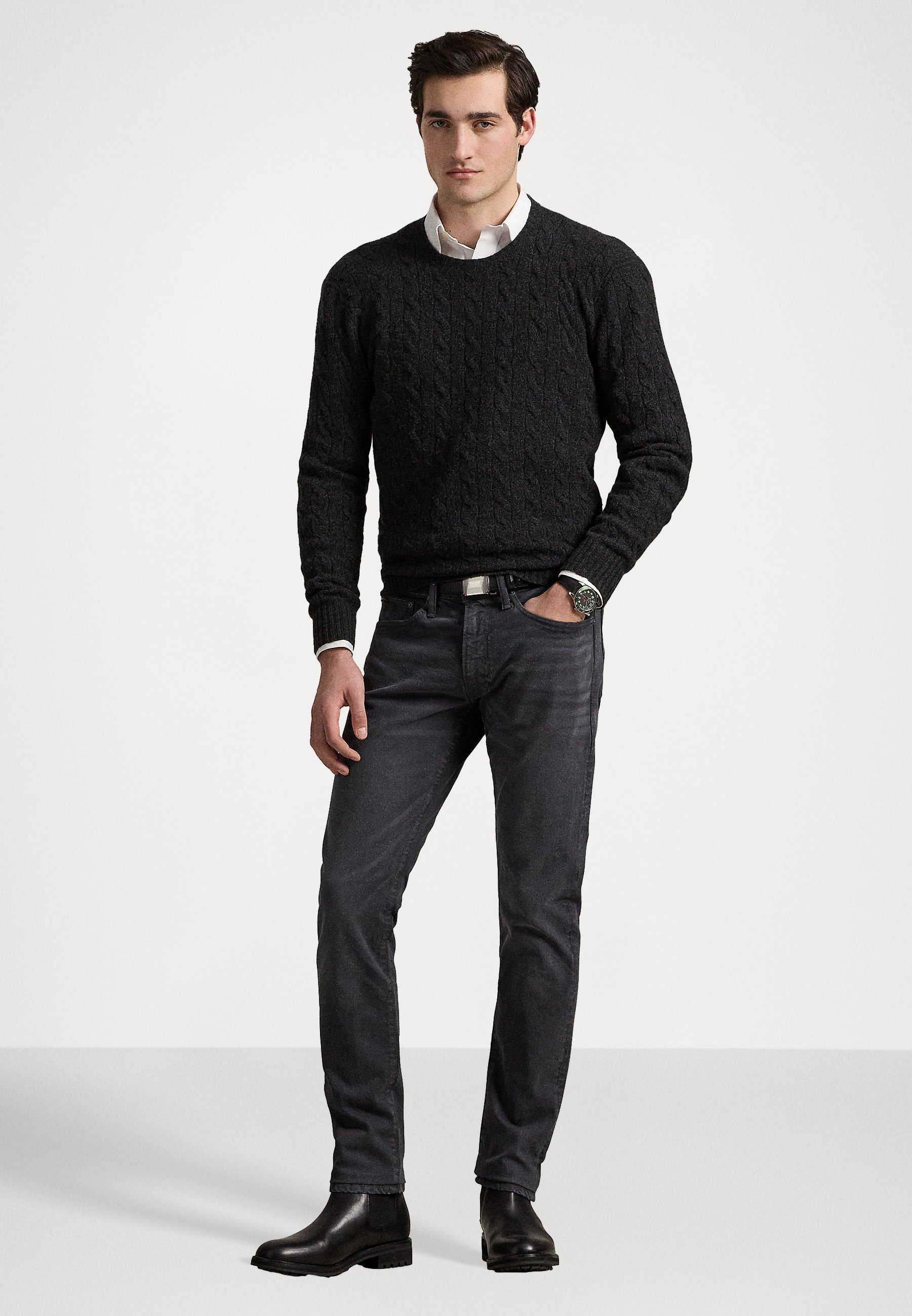 Polo Ralph Lauren SULLIVAN SLIM POLO PONY STRETCH JEAN - Slim fit jeans - mechanic grey