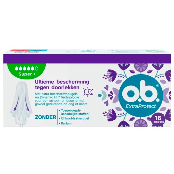 „Ob ExtraProtect Super + Comfort“ tamponai<br>16 vnt.