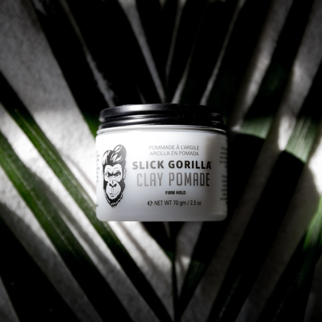 Pomada de arcilla con cera para el cabello Slick Gorilla – 70 g