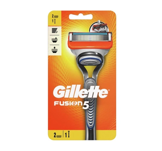 Gillette Fusion5 maszynka do golenia dla mężczyzn rączka   2 wkłady