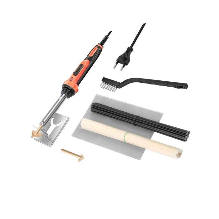 Kit de Soudure Plastique Portable,100W Soudure Plastique,2 en 1 Réparation Plastique,Kit Reparation,pour Voitures Pare-Chocs