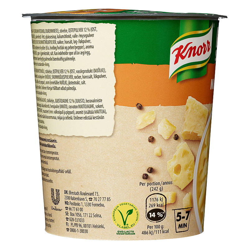 Knorr Pastasnackskopp 60 g Mac & cheese Knorr