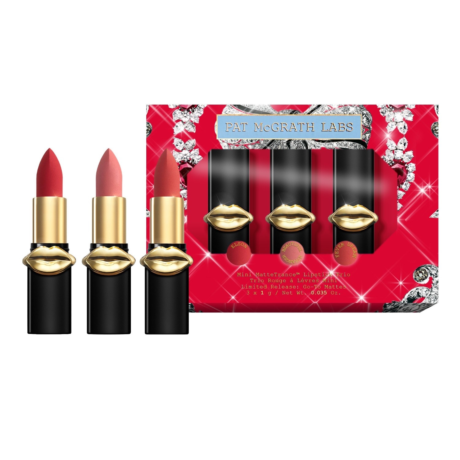 Pat McGrath Labs Lipstick Mini Mattetrance: Lippenstift Trio - 3g