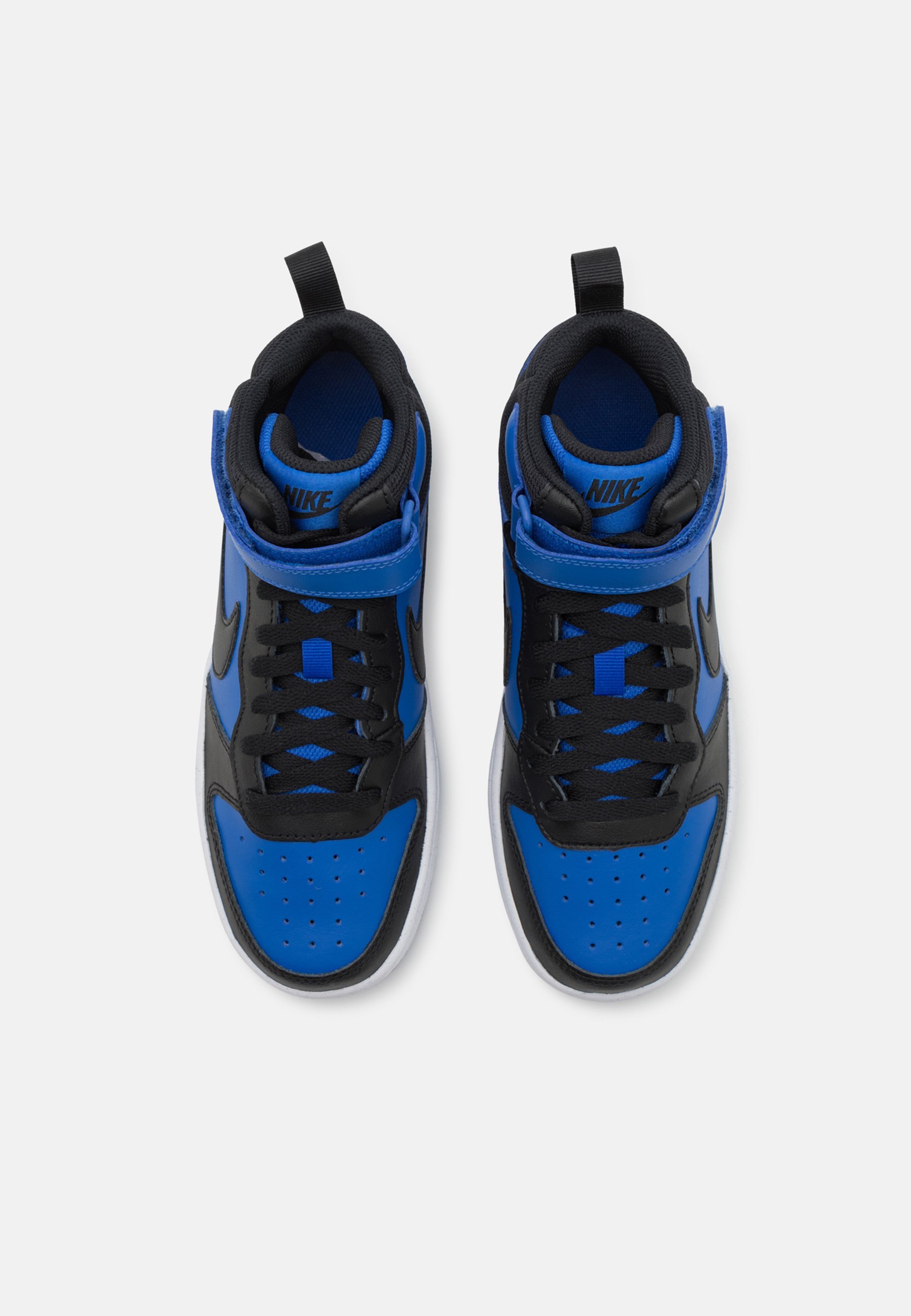 Nike Sportswear COURT BOROUGH MID 2 UNISEX - Hoge sneakers - game royal/zwart-wit