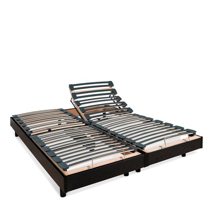Juego de 2 bases de cama eléctricas Flex con listones de 2x90x200 cm.