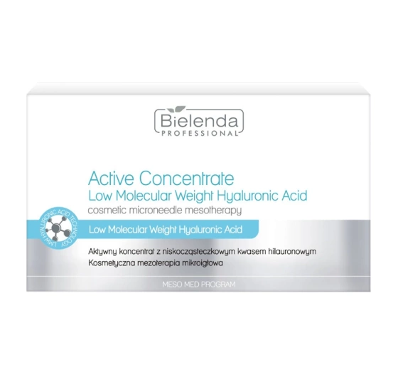 Bielenda Professional Meso Med Program aktywny koncentrat z niskocząsteczkowym kwasem hialuronowym 10x3 ml