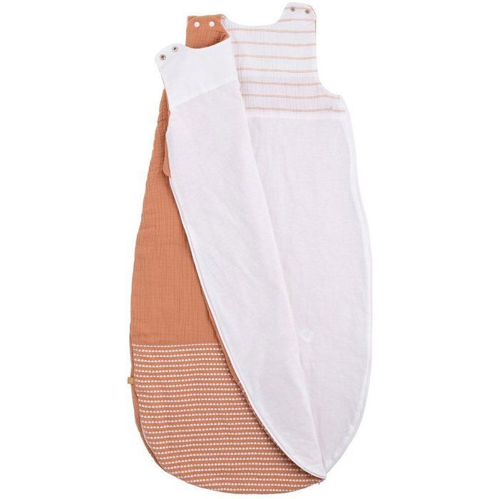Saco de dormir quente - SAUTHON - LUZ SOLAR - 6-24 meses - 100% Algodão - Terracota