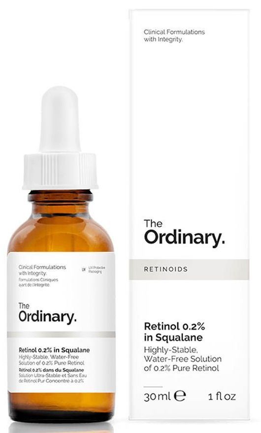Retinol 0,2% u serumu za lice protiv starenja sa skvalenom Kreme protiv bora i starenja