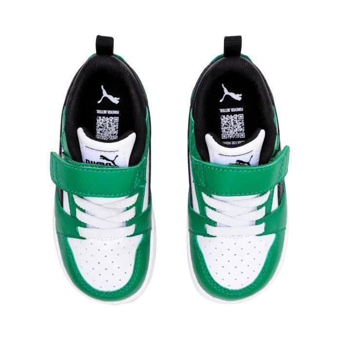 Zapatillas Puma Rebound V6 Lo Ac+ Inf para bebés y niños pequeños, color blanco, 397420-05