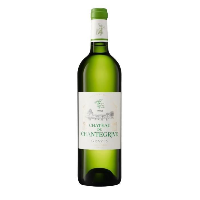 Château de Chantegrive Blanc 2019 - Graves - Vino Blanco Burdeos - Caja de 6 x 75cl