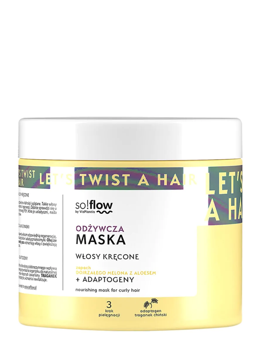 So!Flow Odżywcza Maska do włosów Kręconych