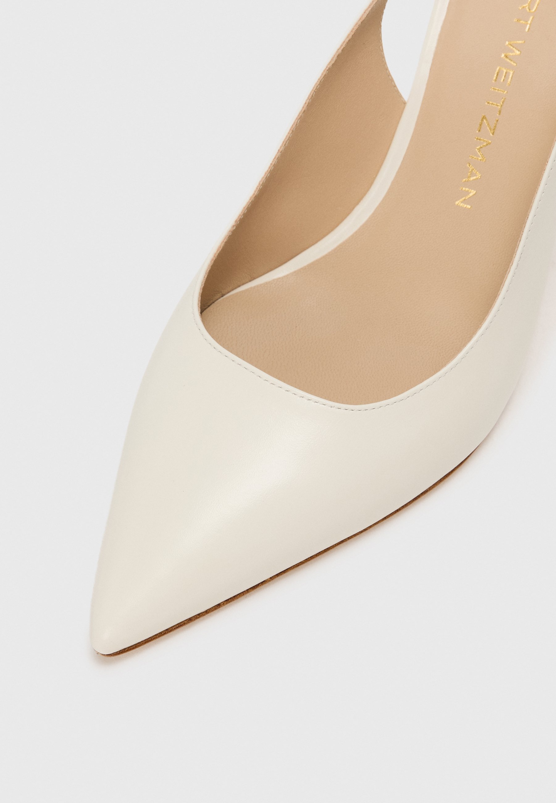 Stuart Weitzman POWER 75 - Hoge hakken - crème