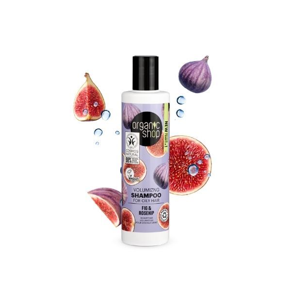 Champú voluminizador para cabello graso de Organic Shop, 280 ml
