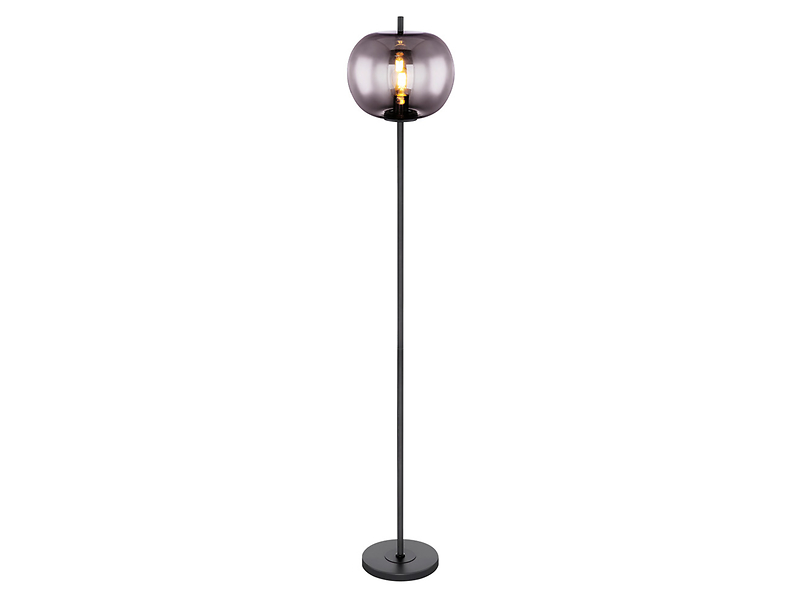 Lampa podłogowa Blacky szklana czarna
