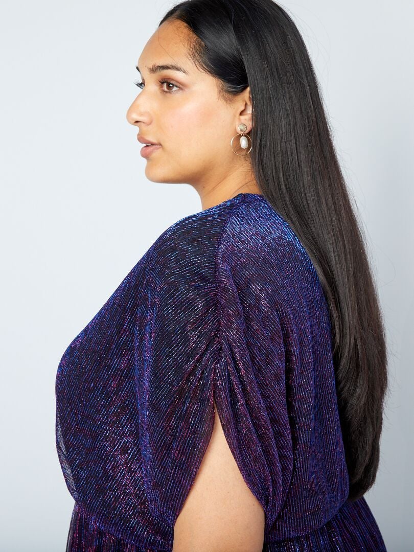 Vestido corto de fiesta - MORADO