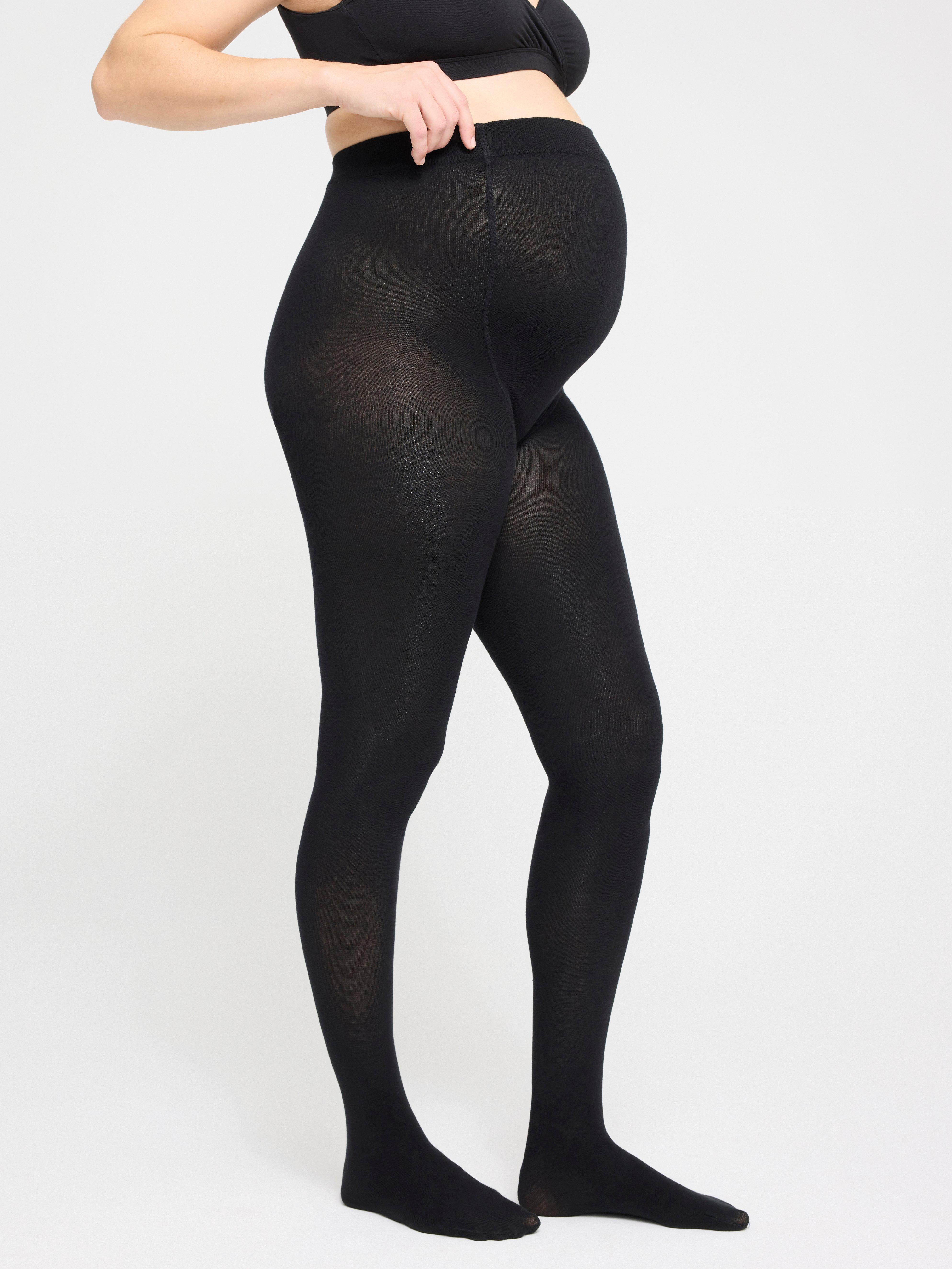 Collants tricotés noirs MOM
