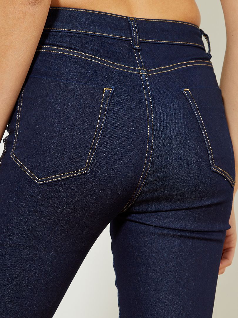 Calça jeans skinny com efeito modelador - AZUL