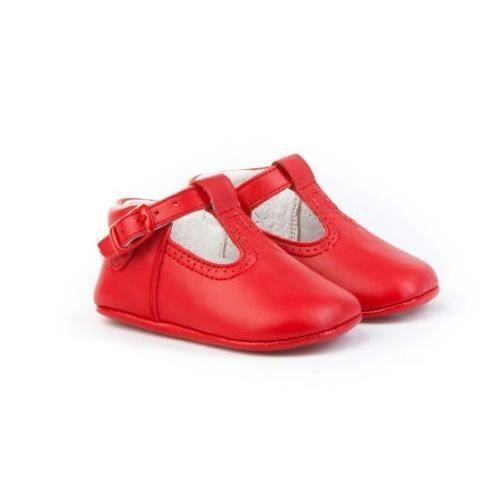Chaussures bébé - ANGELITOS - Angelitos 247 Rojo - Mixte - Sans semelle - Fermeture à boucle