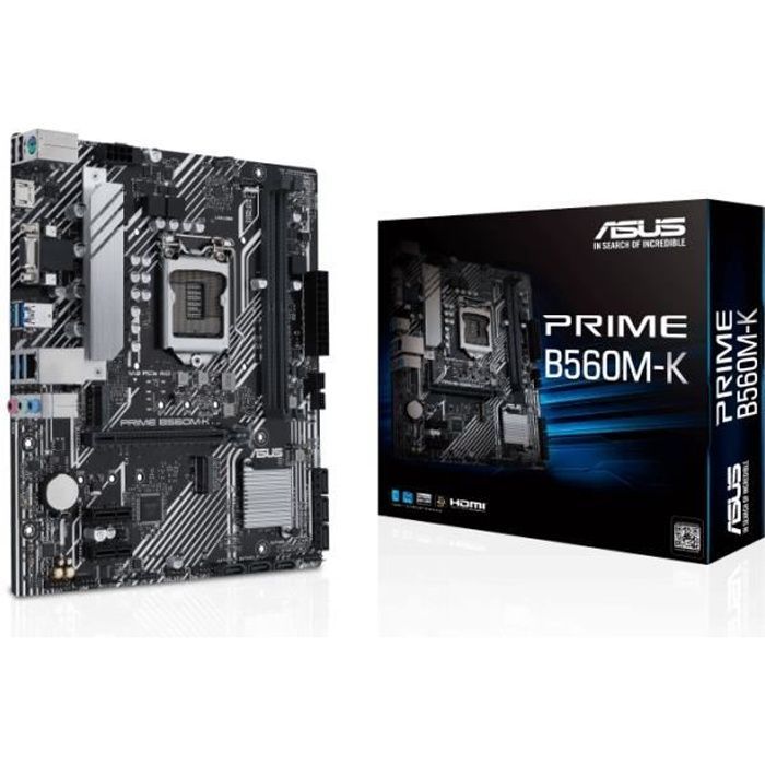 Scheda madre ASUS Prime B560M-A - Micro ATX - PCIe 4.0 - Due slot M.2