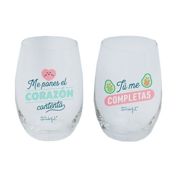 Set Vase Mesa Muy Happy| 2UD